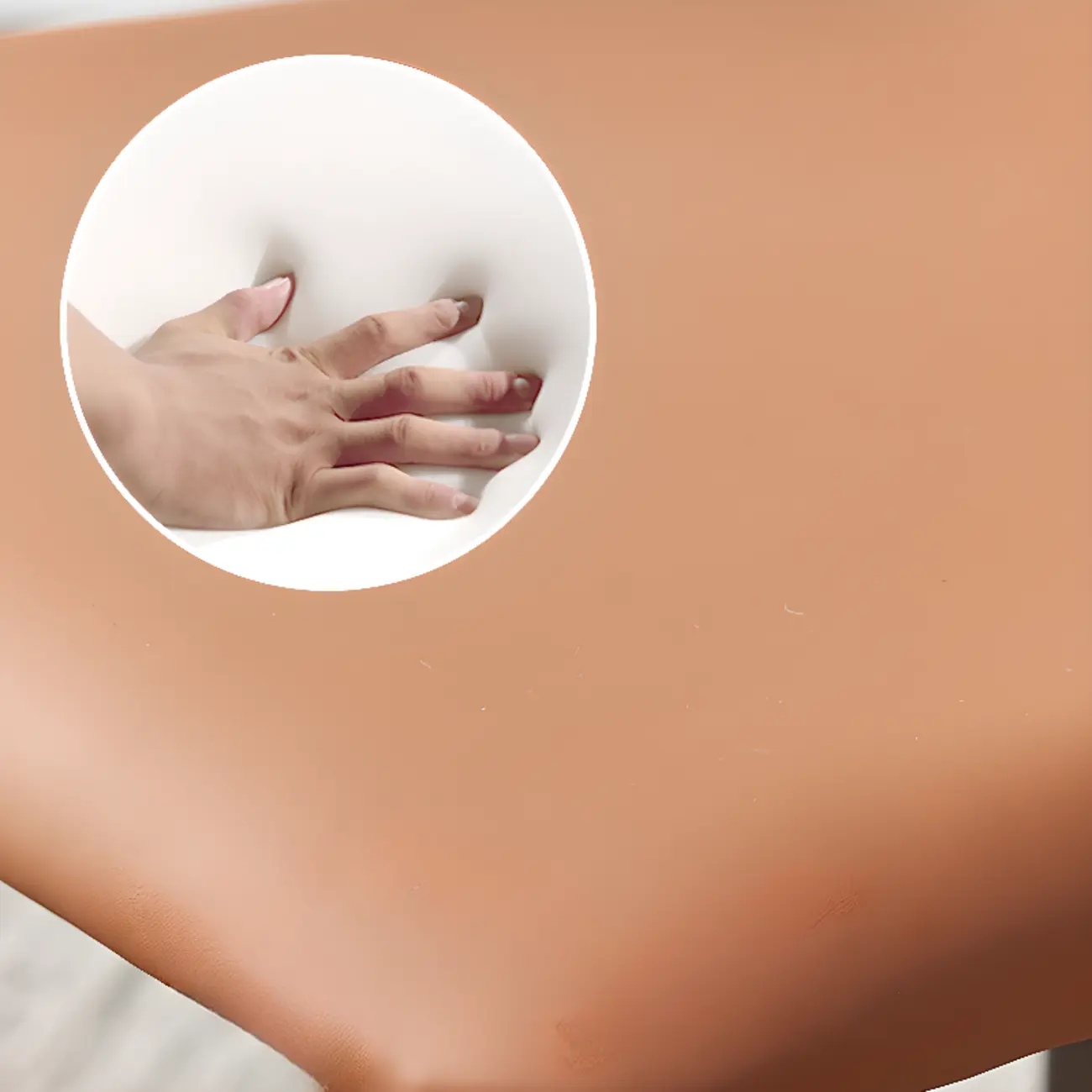 Modern Upholstered Dining Chair with Metal Legs