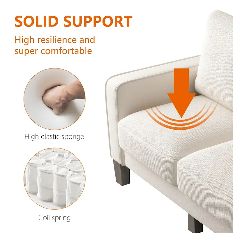 Modern Living Room Furniture Loveseat