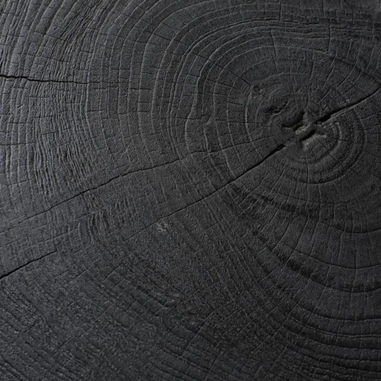 Small Round Modern Pine Wood Side Table with Drum Base