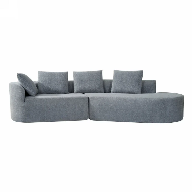 Christopher Knight Home - Olivia Curved Foam Sofa Set - 116  L