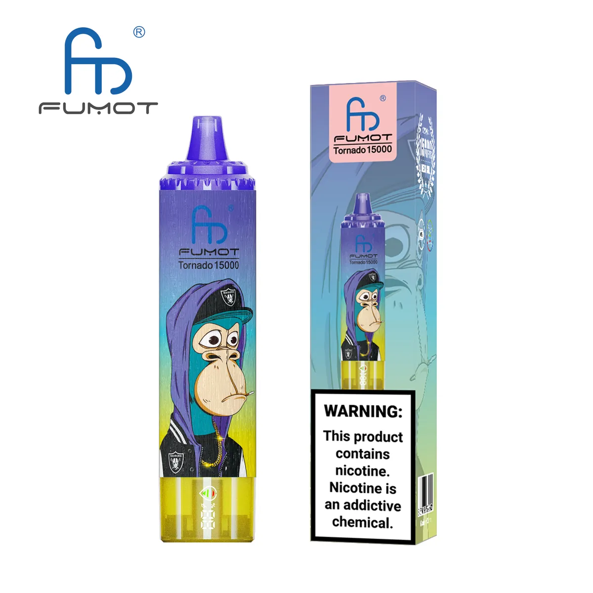 Fumot Tornado 15000 Berry Lemonade – Einweg-Vape mit Einzelverpackung