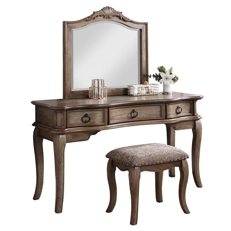 Poundex Vanity 2pc Set