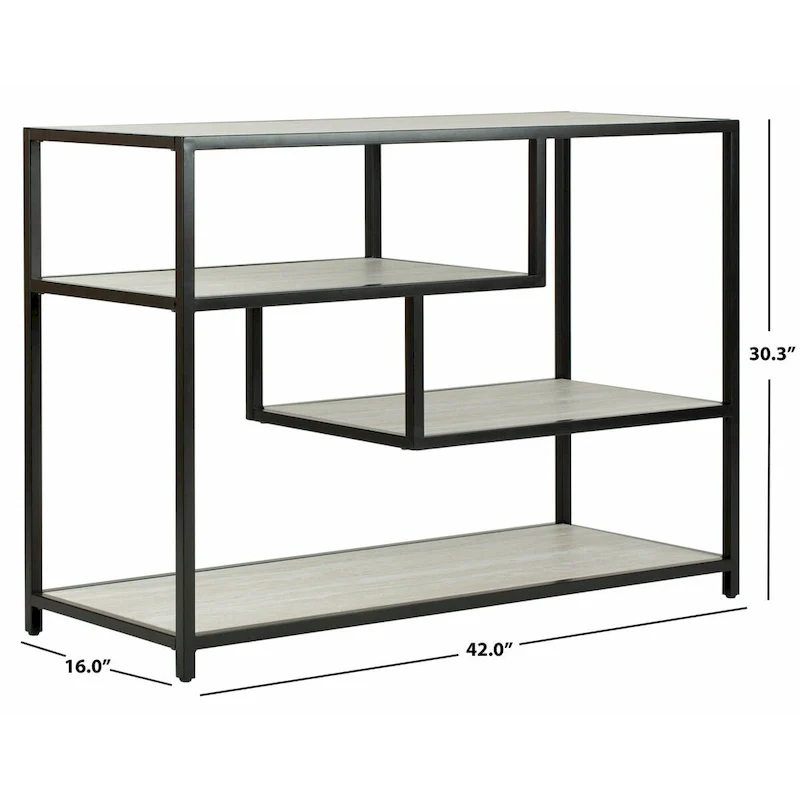 SAFAVIEH Fannye Geometric Console Table - 42 x 16 x 30.3 - 42Wx16Dx30H