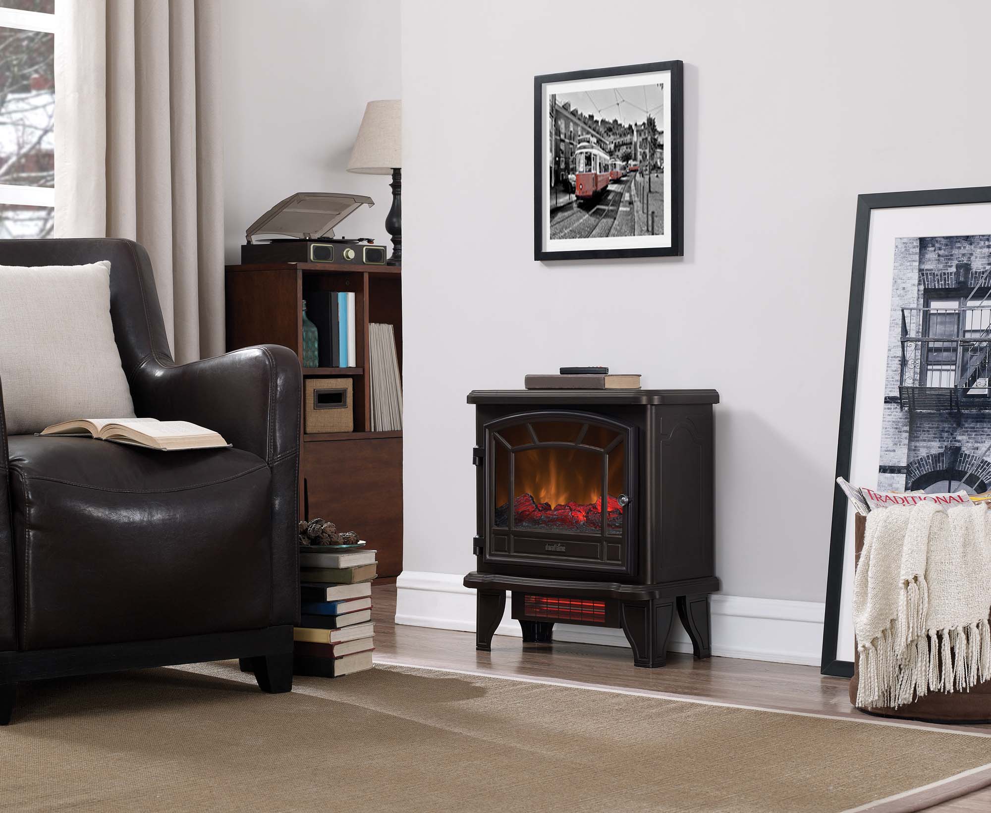 duraflame? 23' Electric Fireplace Stove Heater for up to 1,000sq ft