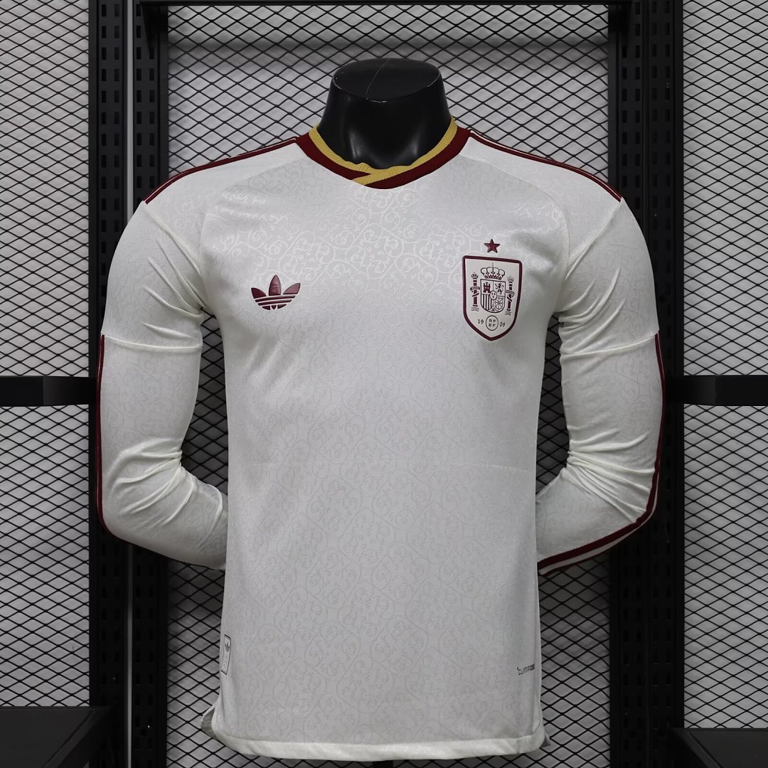 Maillot Espagne extérieur manches longues Coupe du monde 2026