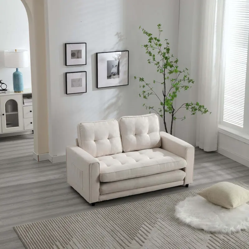 3 Fold Sofa,Convertible Futon Couch sleeper sofabed