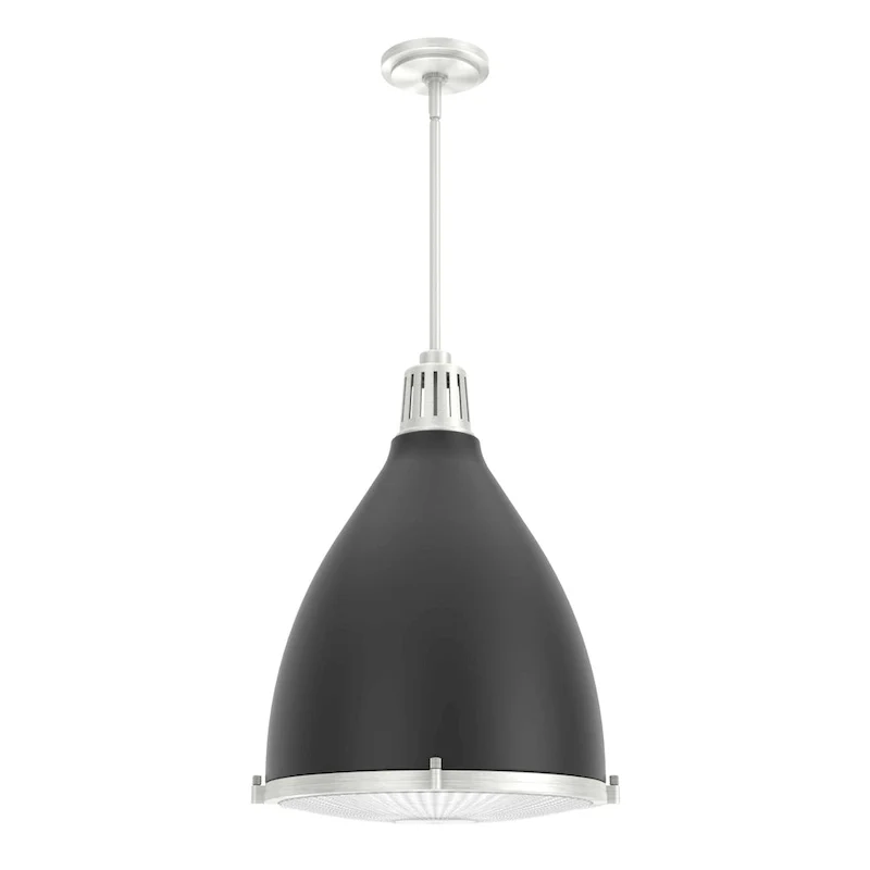 Hunter Bluff View Retro 16  3-Light Pendant - Kitchen Island, Dining Room, Entry - Mid-Century Modern, Industrial, Transitional