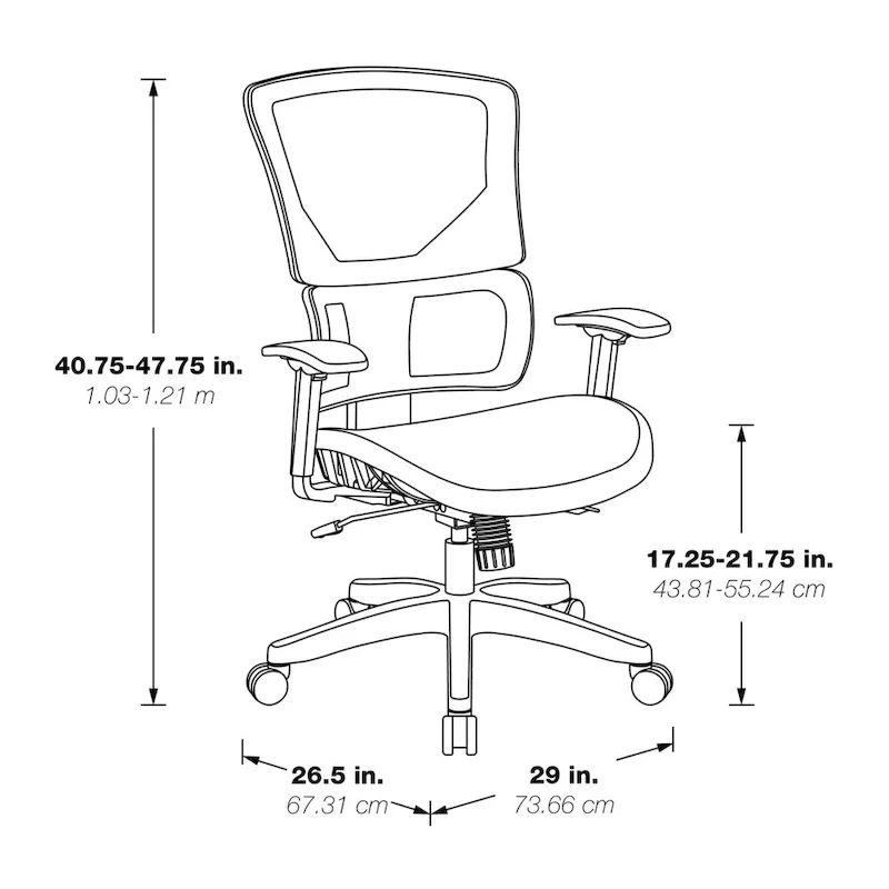 Big & Tall Vertical Managers Chair