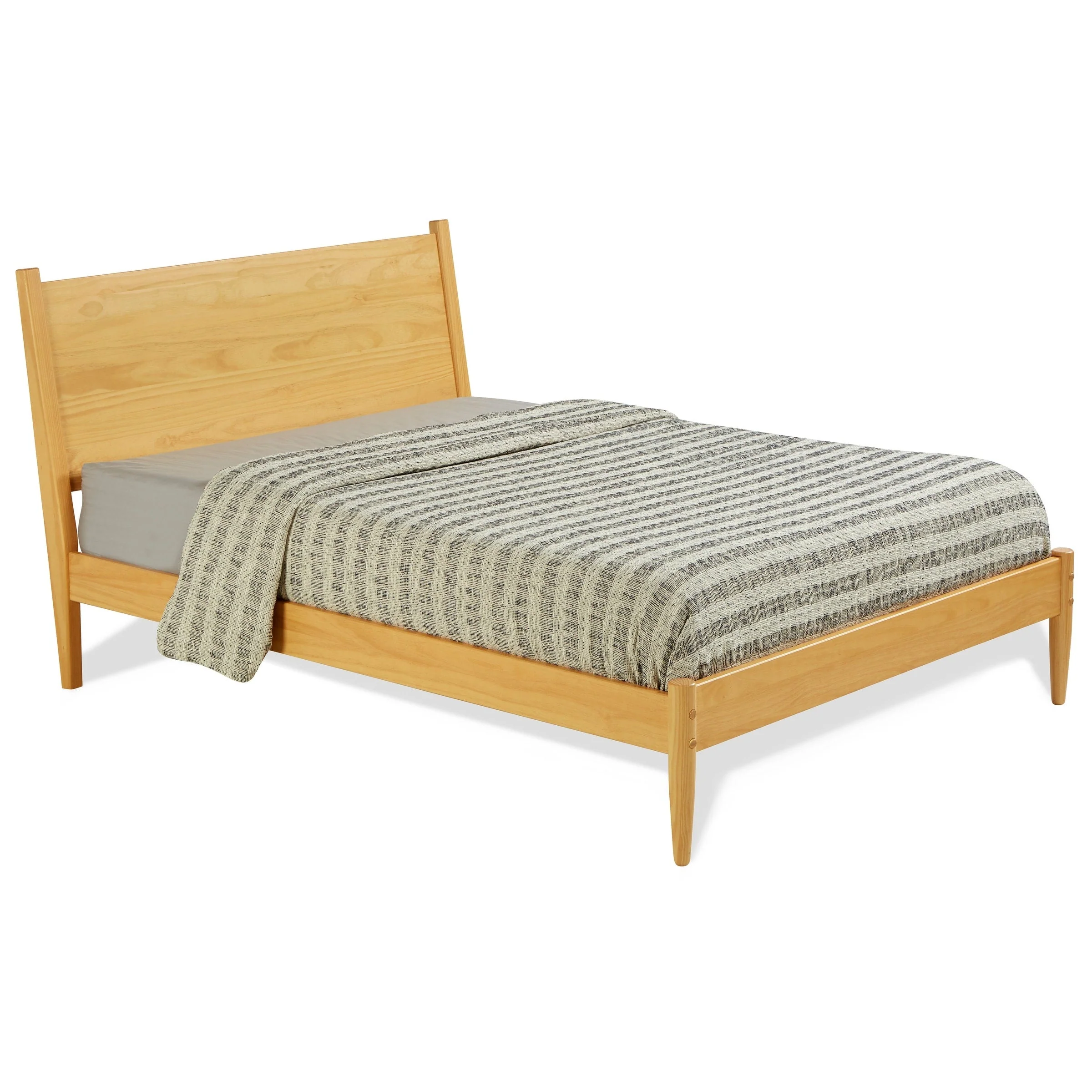 Mid-Century Panel Bed