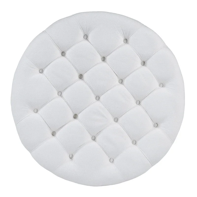 Modern Large Round Ottoman Coffee Table