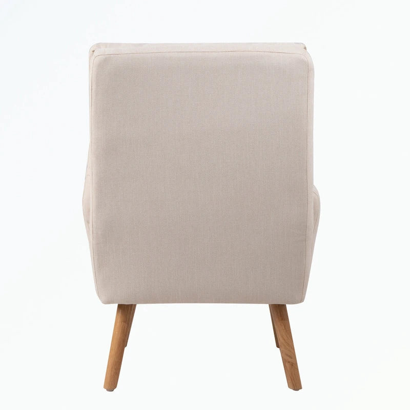 Accent Chair with Ottoman Set, with Adjustable Backrest