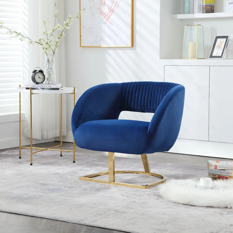 Upholstered Tufted Living Room Chair