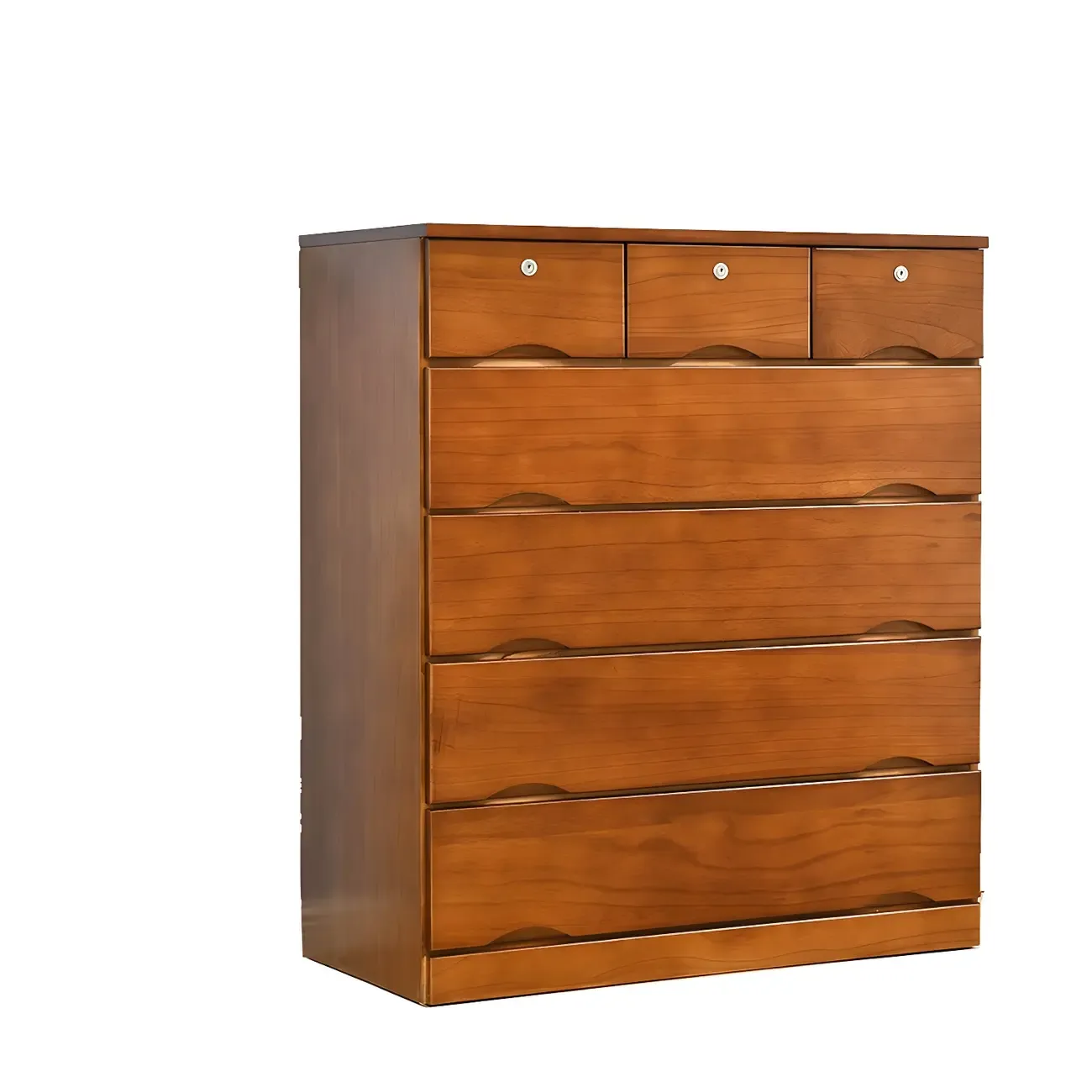 Stylish White Wooden Dressers with Soft Close Drawers