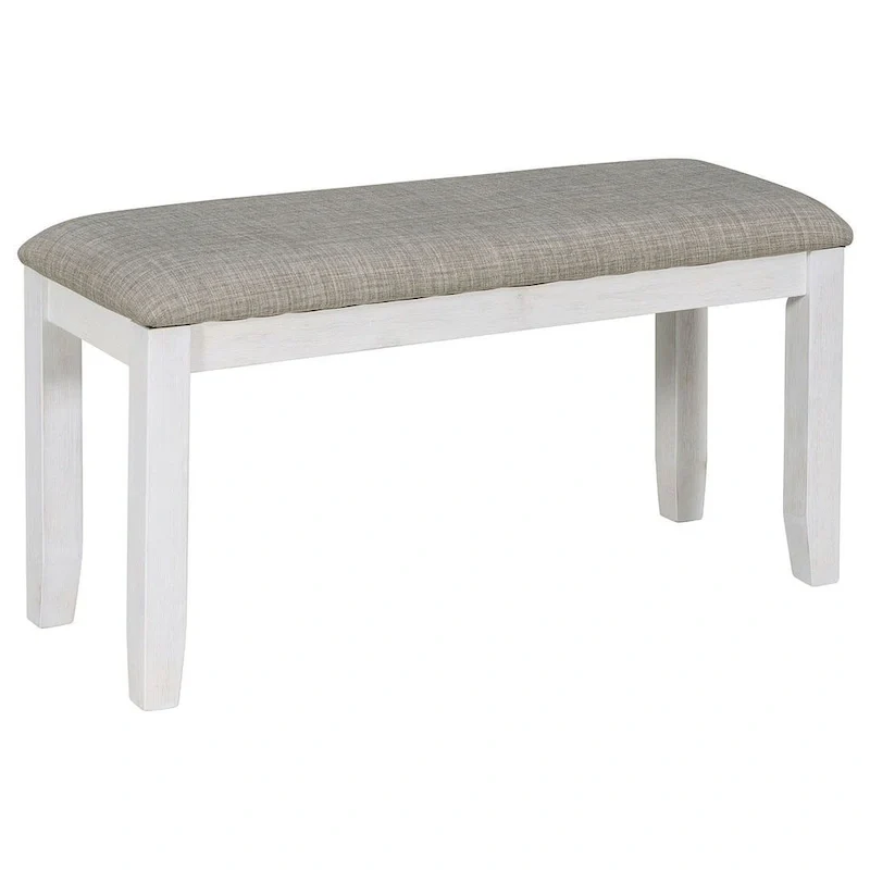 6-Piece Dining Room Table Set with 4 Chairs & a Bench