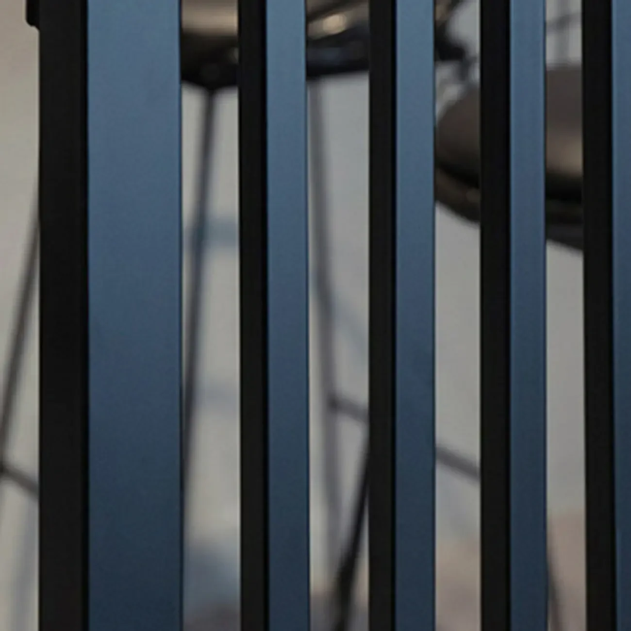 Industrial Brown Wooden Metal Leg Rectangular Bar Tables