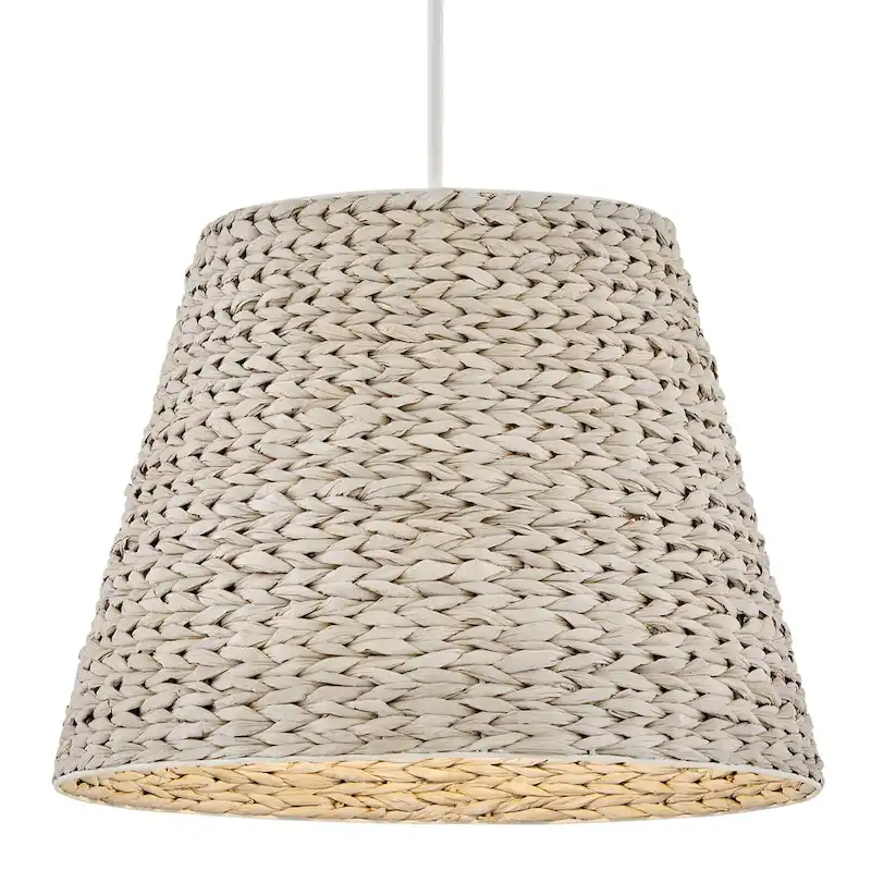 Hinkley Lighting 43224 Seabrook 24  Wide Pendant with Woven Seagrass