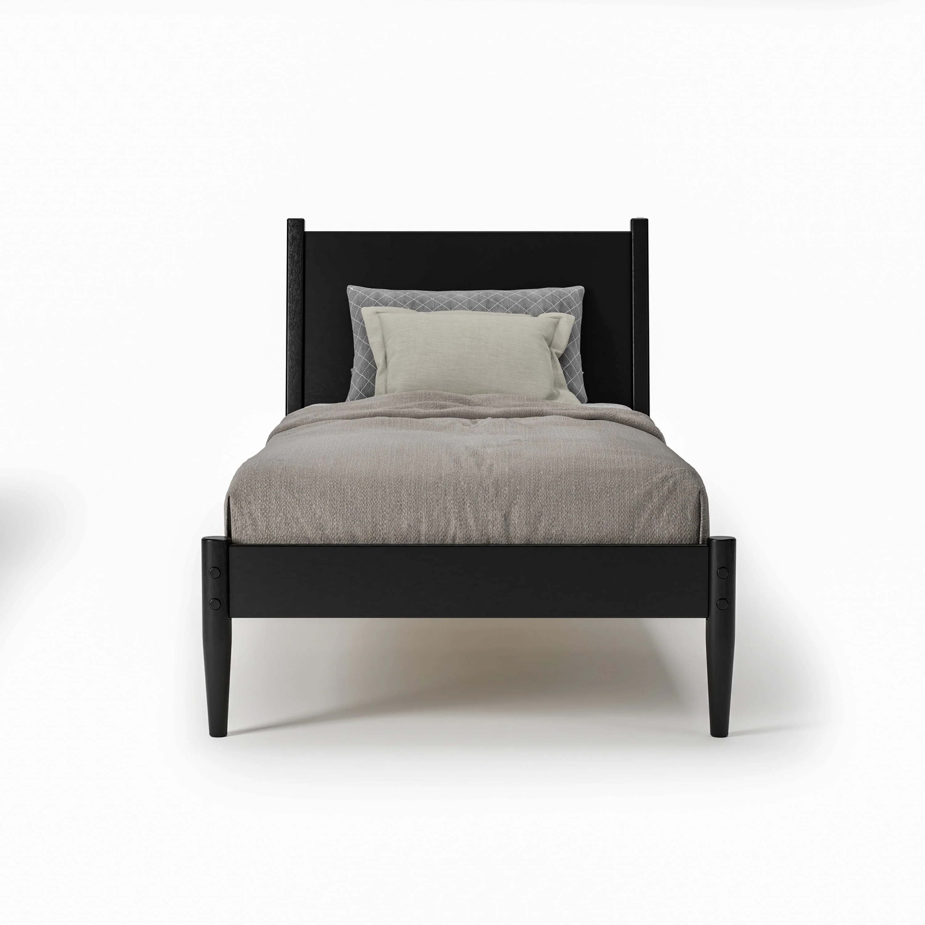 Mid-Century Panel Bed