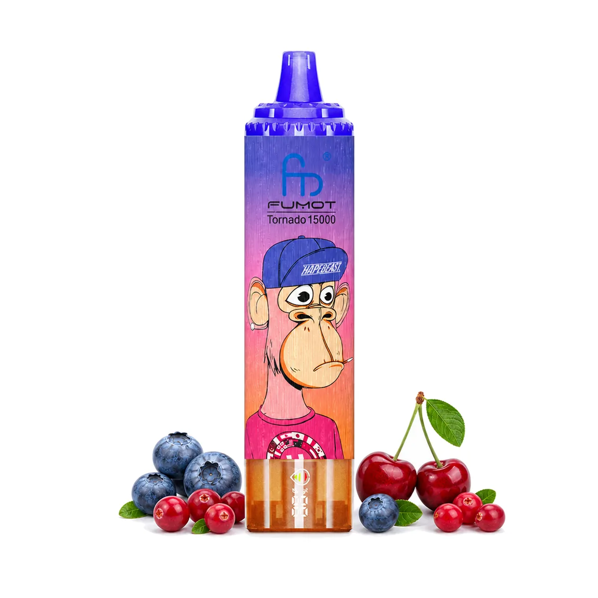 Fumot Tornado 15000 Blueberry Cherry Cranberry – Einweg-Vape, Produktansicht