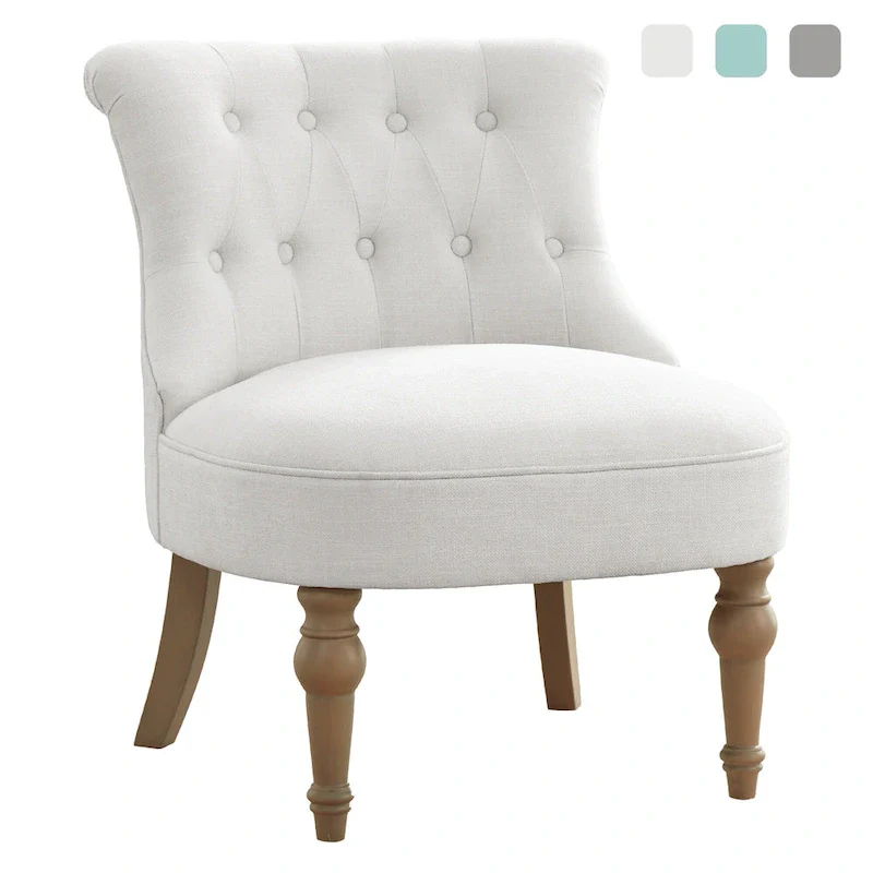 Living Room Armless Accent Comfy Chair