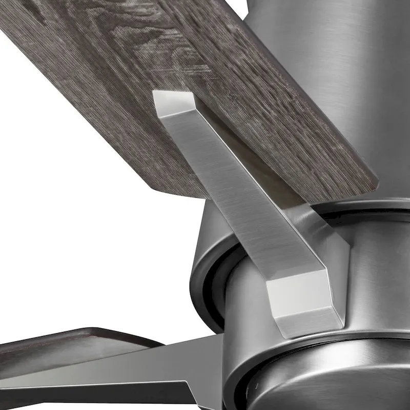 Lindale Collection 52  Four-Blade Antique Nickel Ceiling Fan - 11.18  x 52  x 52