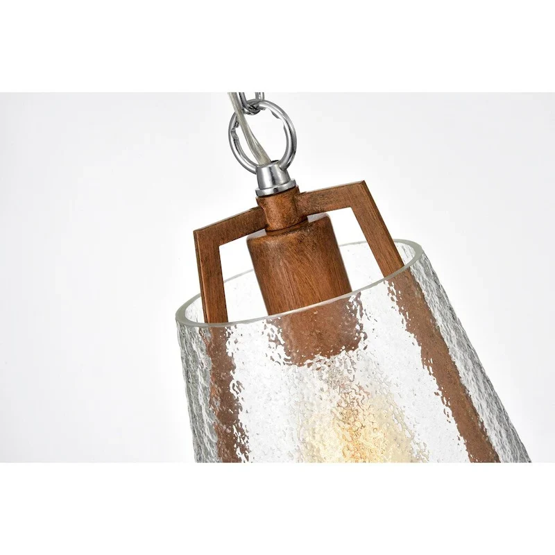 Osimo Light Brown/Chrome 1-light Pendant