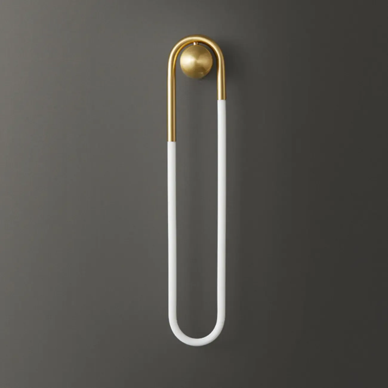 Modern Gold LED Oval Vanity Wall Light