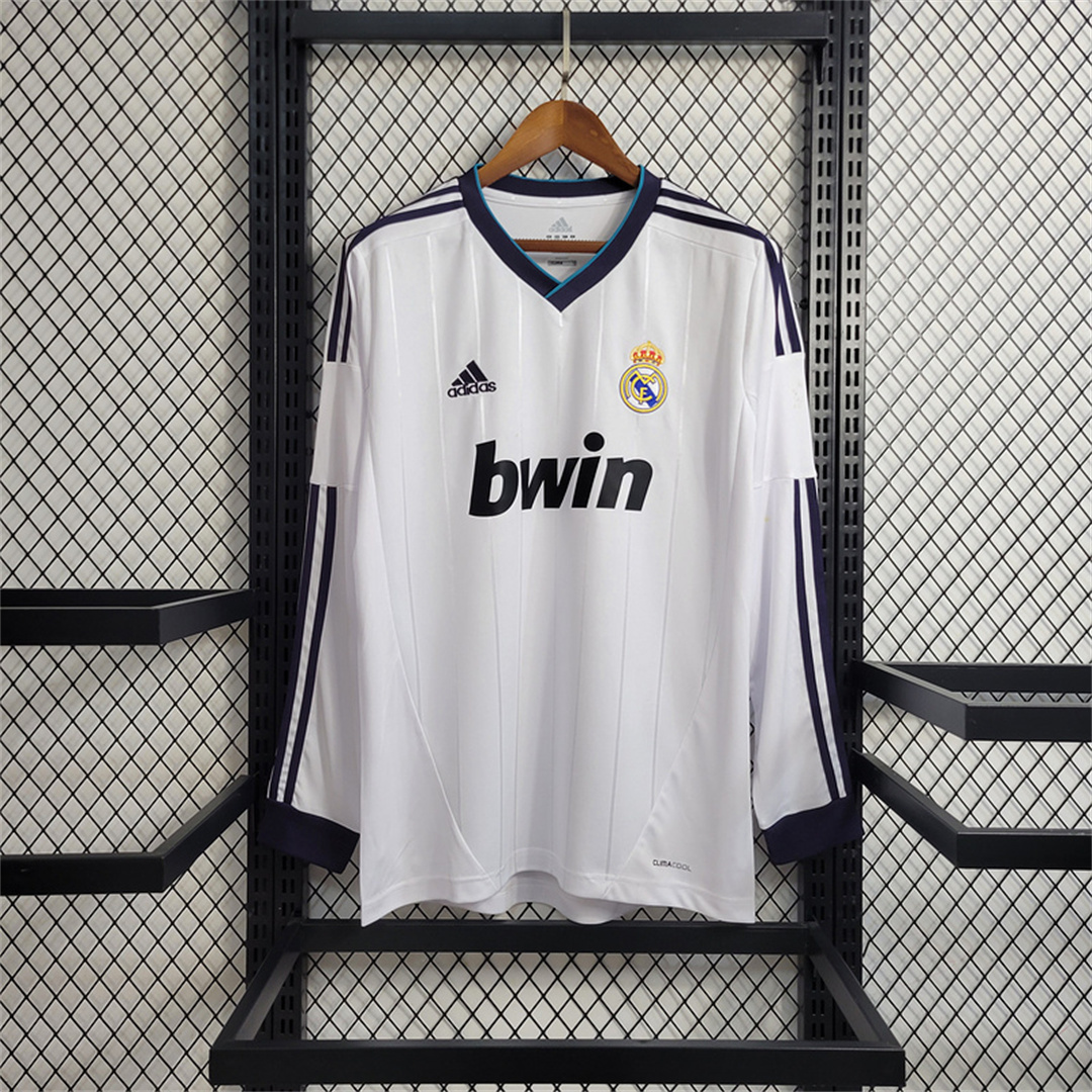 Maillot Retro Real Madrid domicile manches longues 2012/13