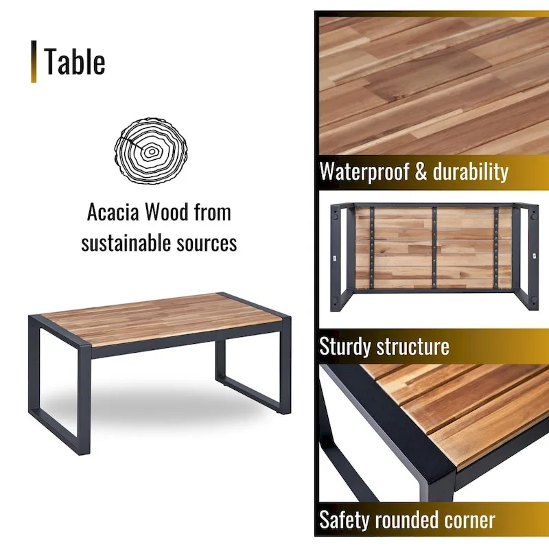 WW 4-Piece Patio Furniture Set