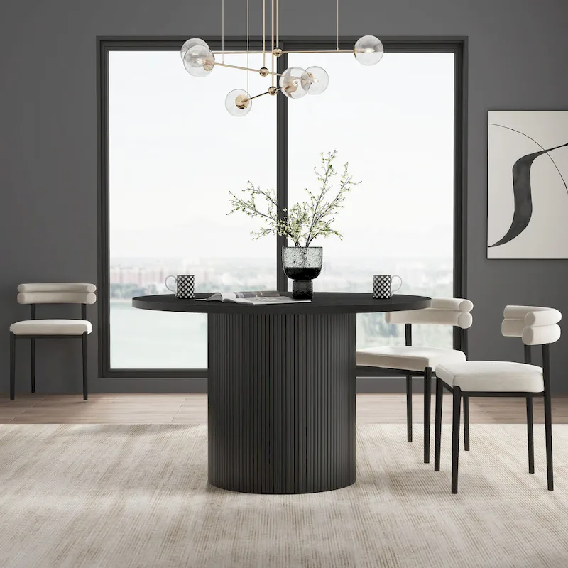 Round Pedestal Dining Table
