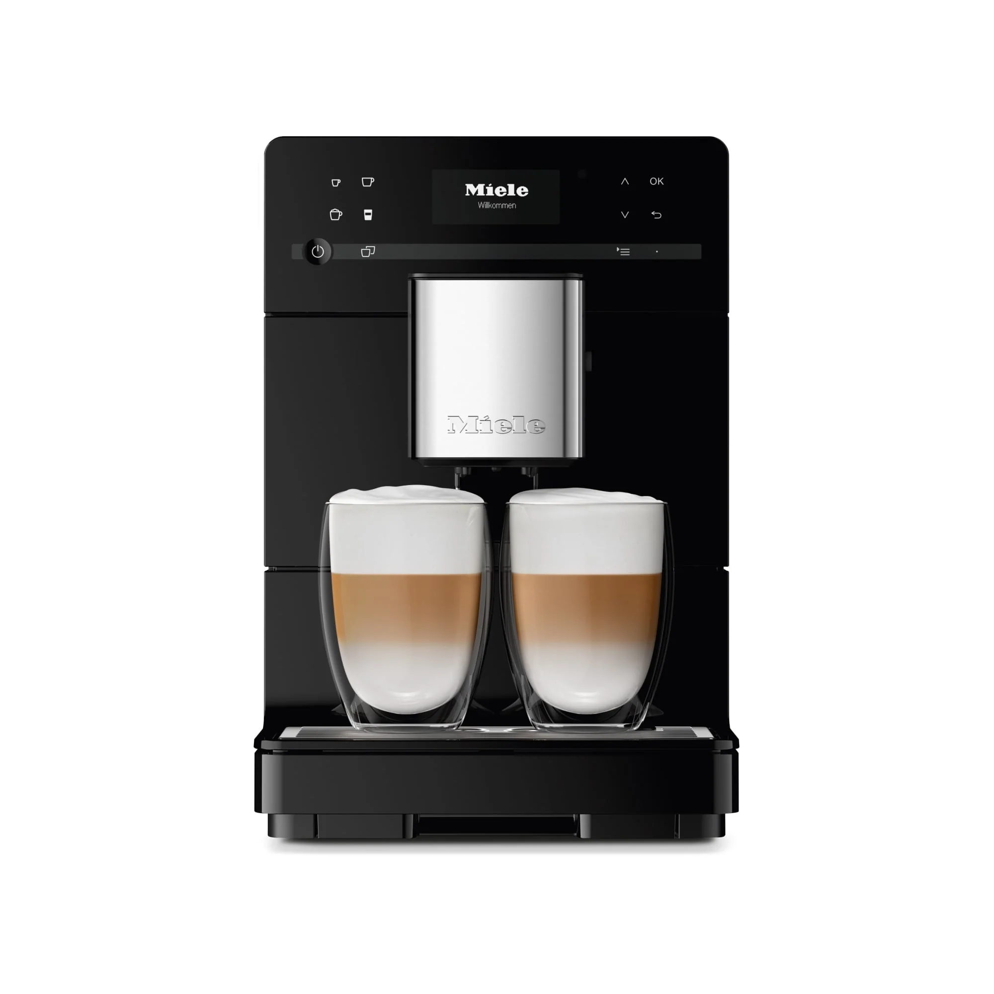 Miele CM 5310 Silence Countertop Coffee System- Obsidian Black