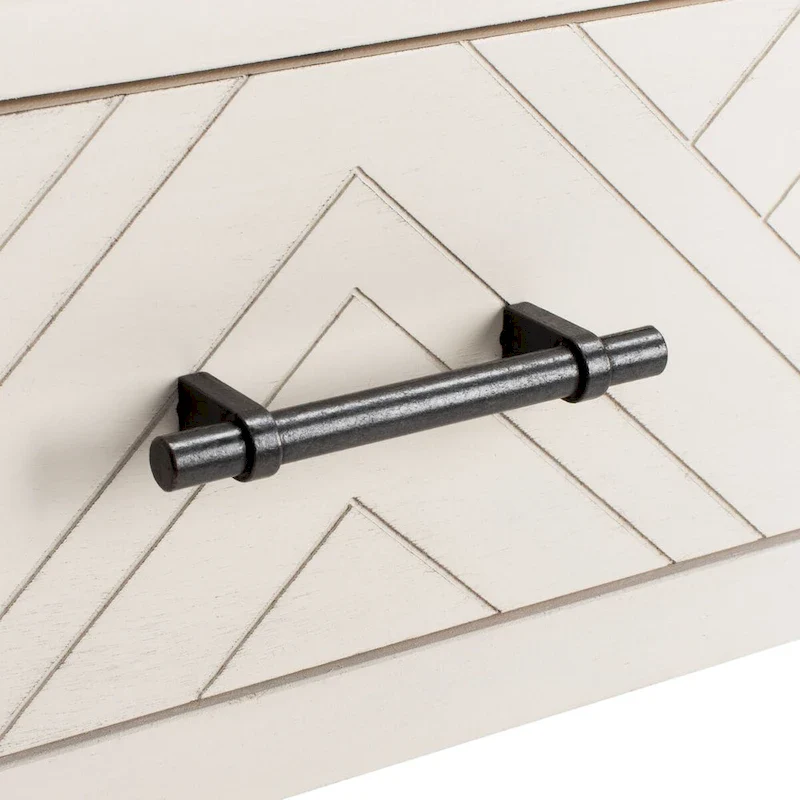 SAFAVIEH Jeanie 3-Drawer Bottom Shelf Console Table - 47.3 W x 13 L x 29.5 H - 47Wx13Dx30H