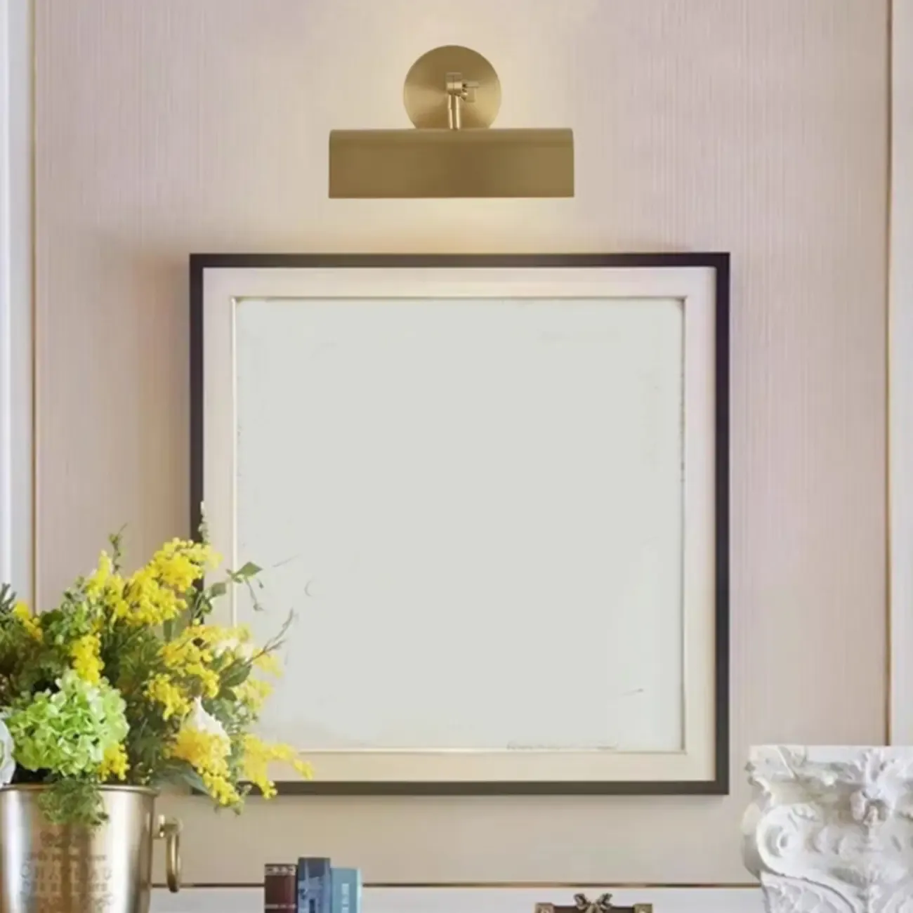 Nordic Mini Copper Adjustable Vanity Light for Mirror Front