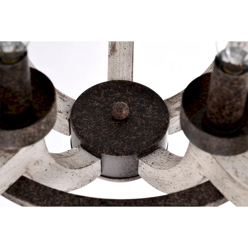 Nelly 19 Inch Farmhouse Rustic Water drop Pendant 5-Light