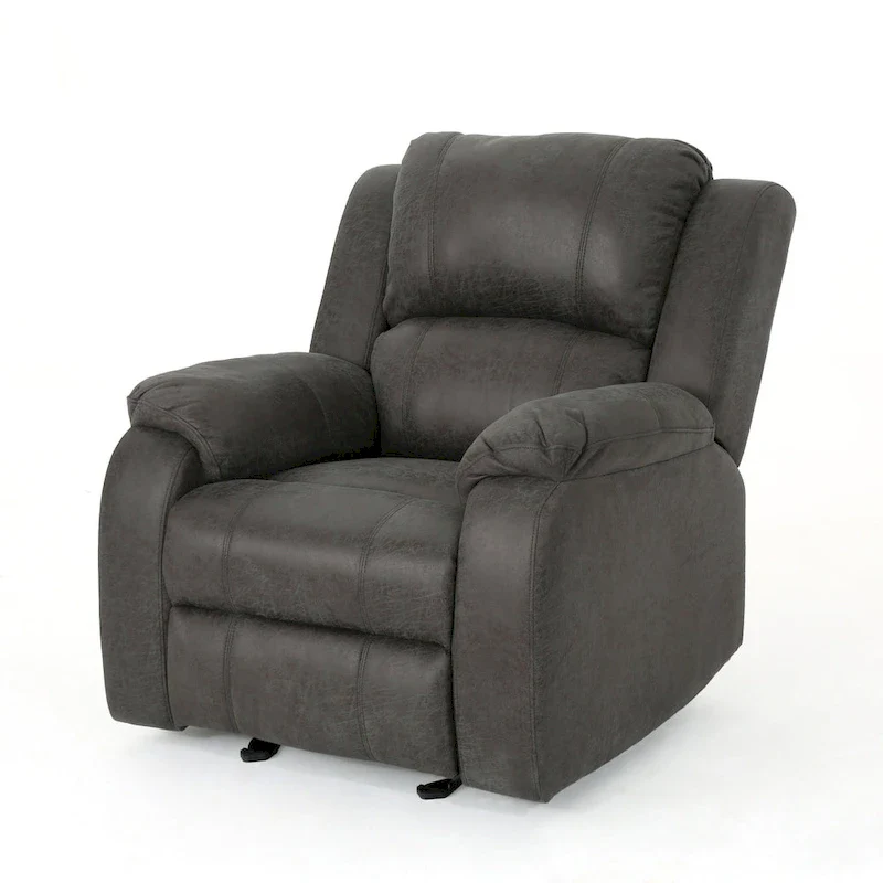 Mozelle Classic Fabric Gliding Recliner by Christopher Knight Home