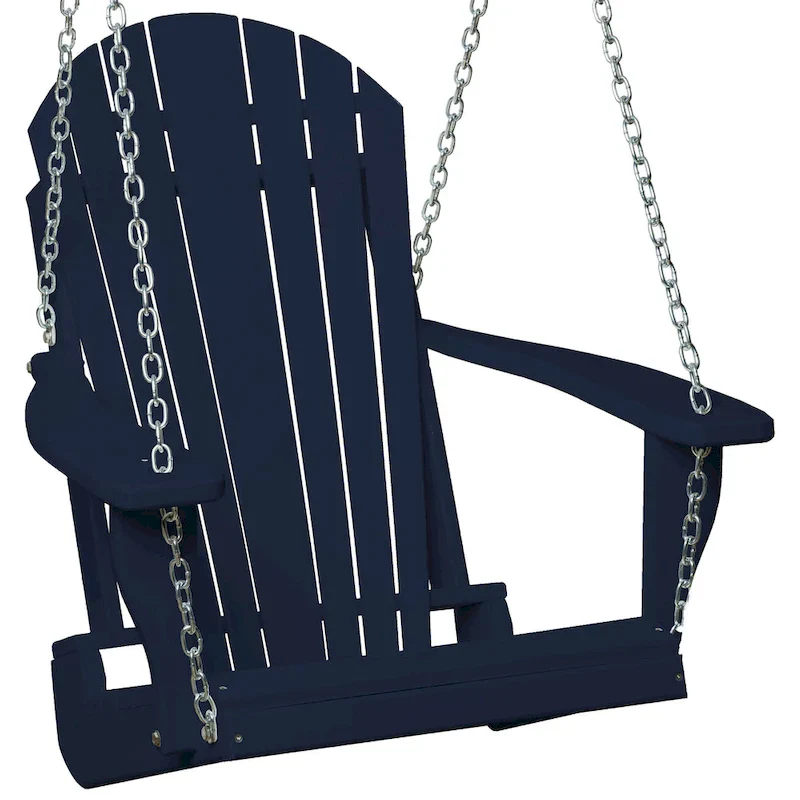 Poly Lumber Adirondack Swing Chair with Chains