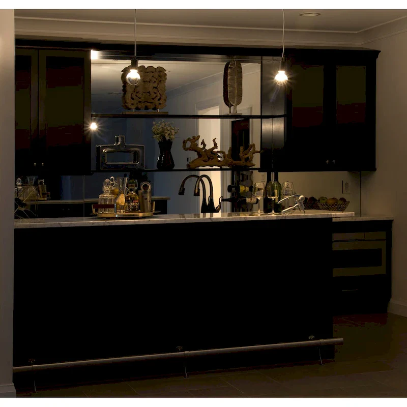 Bulbrite Pack of (2) 5 Watt Dimmable Antique Filament G25 Medium (E26) LED Bulb - Amber Light