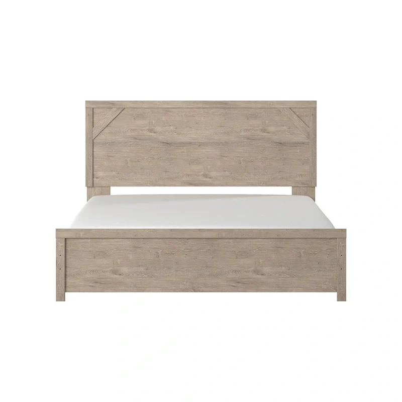 Senniberg Light Brown Panel Bed