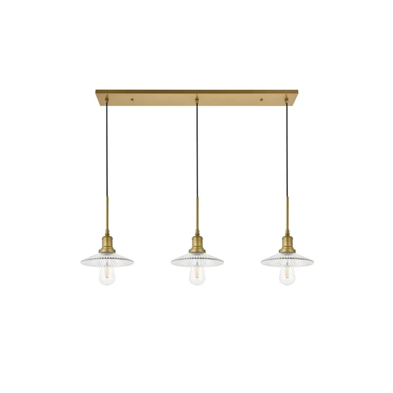 Waltz 3 light black Pendant