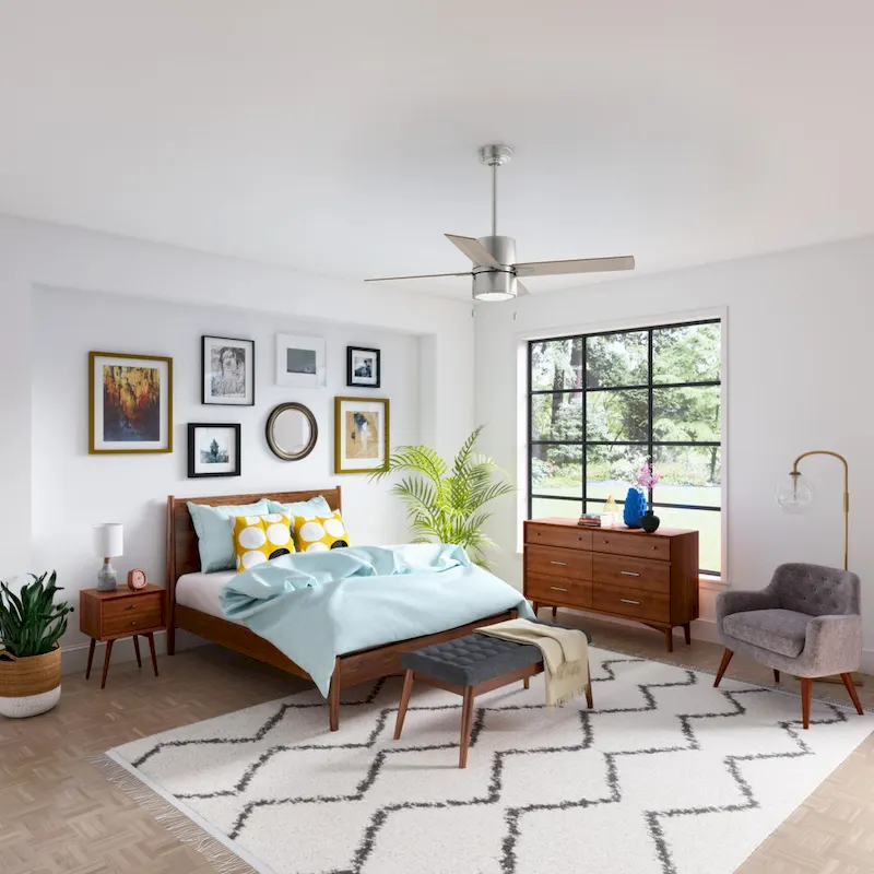 Hunter 52  Beck Ceiling Fan with LED Light Kit and Pull Chain - Transitional, Modern, Industrial, Farmhouse