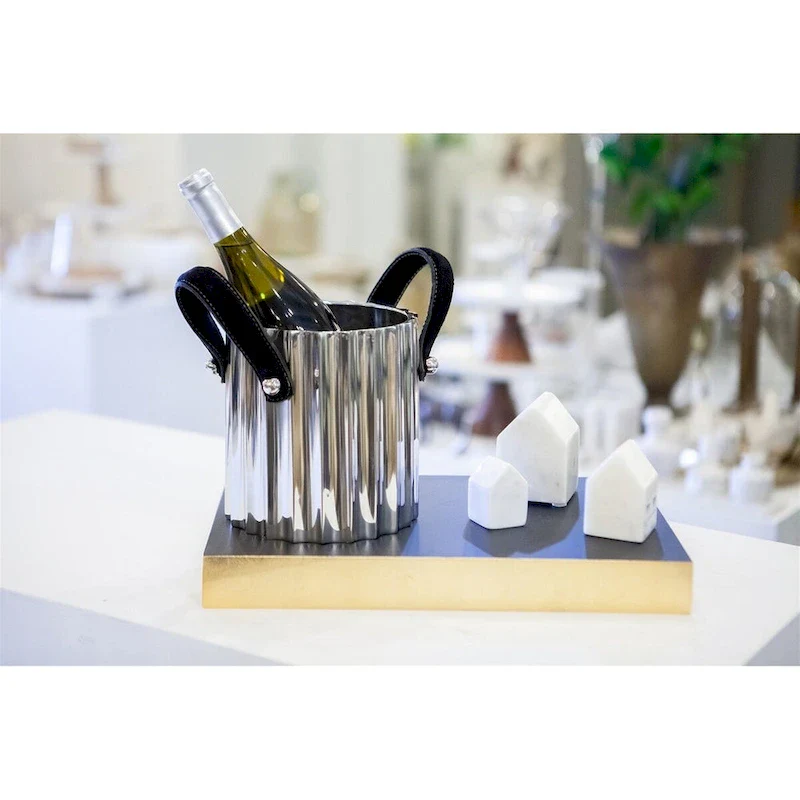 Sm. White Marble Home Object - White