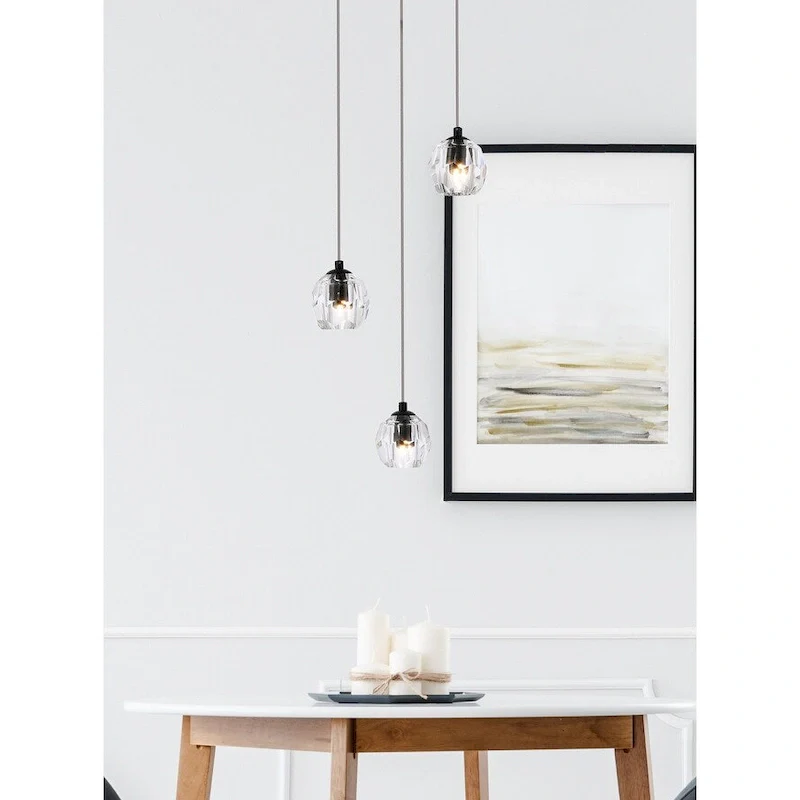 Ella 12-Inch 3-Lights Pendant - N/A