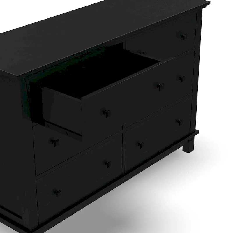 Oak Park Black Wood Dresser