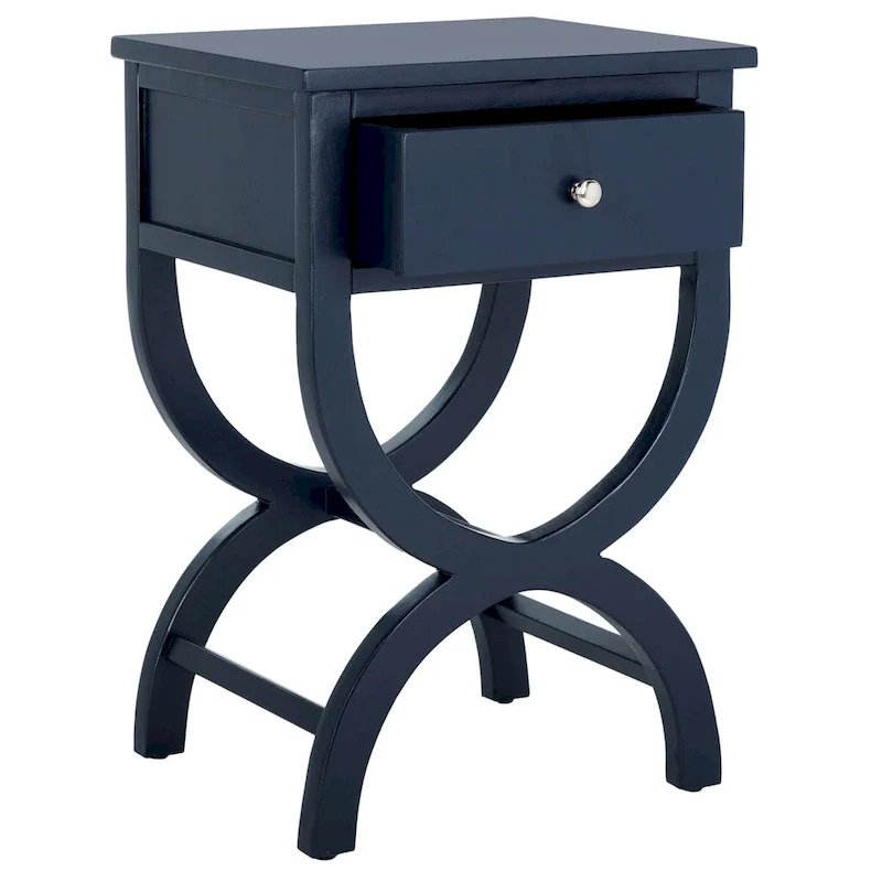 SAFAVIEH Liller 1-Drawer Accent Table Nightstand (Fully Assembled) - 18 W x 15 D x 27 H - 18Wx15Dx27H