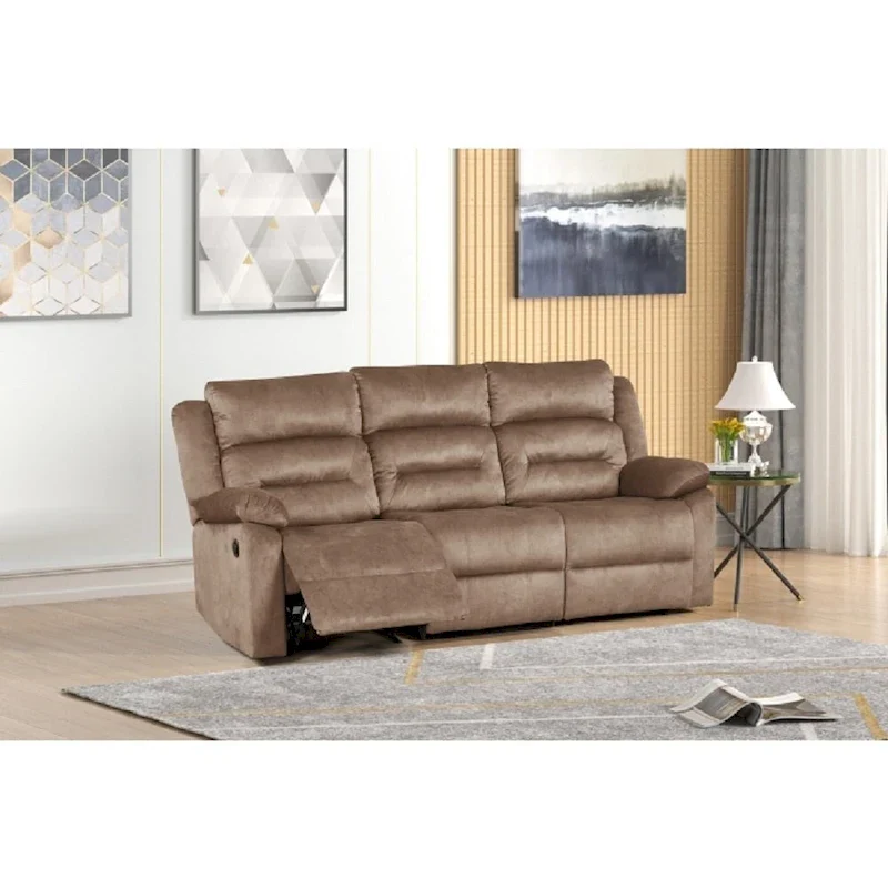 3Pc Power Reclining Sofa Couch Set, Modern Living Room Set