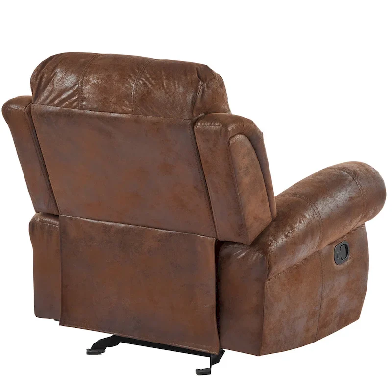 Charlie Bonded Leather Glider Recliner by Christopher Knight Home