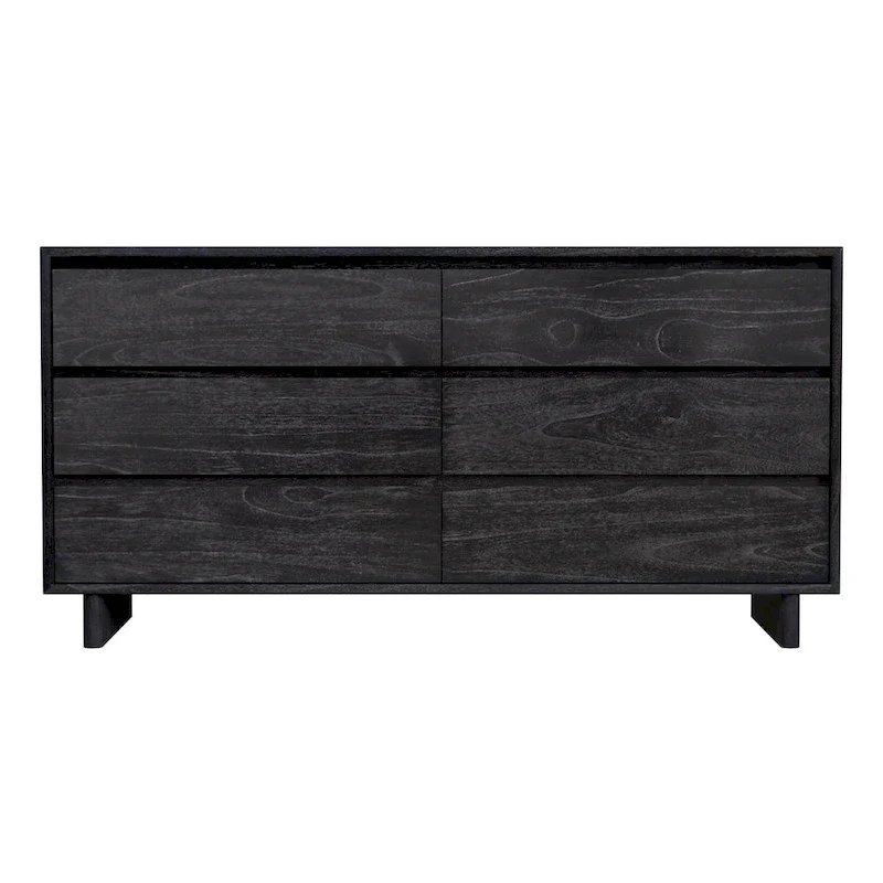 Halmstad Wood Panel 6 Drawer Dresser