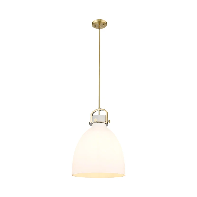 Innovations Lighting Newton Bell - 1 Light 14  Stem Hung Pendant