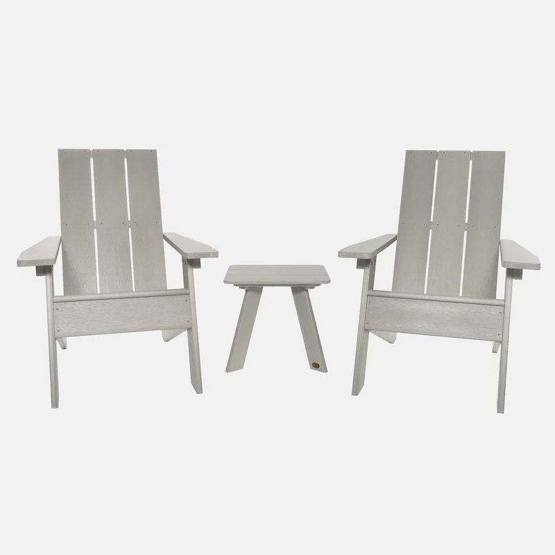 HIGHWOOD 3-piece Adirondack Chairs and Side Table Set