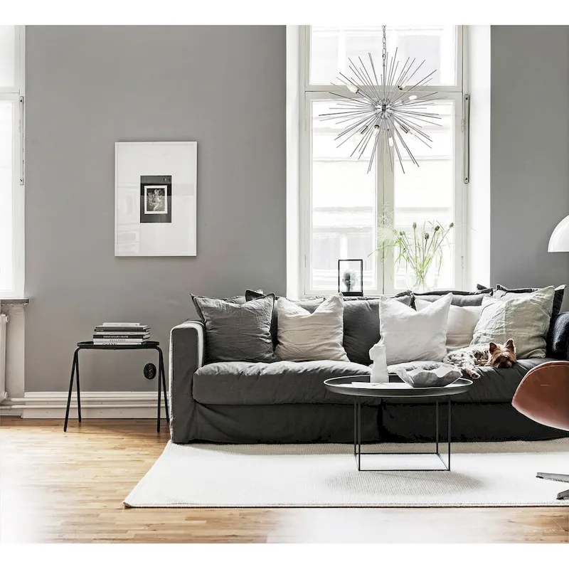 Timber 8 light Chrome Pendant