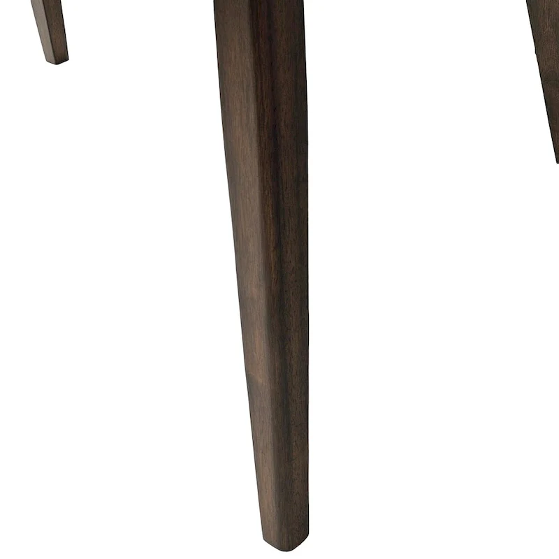 7-Piece Mid-Century Dining Set with Rectangular Table & 6 Chairs